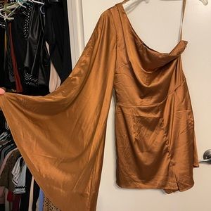 Fashion Nova One shoulder Romper